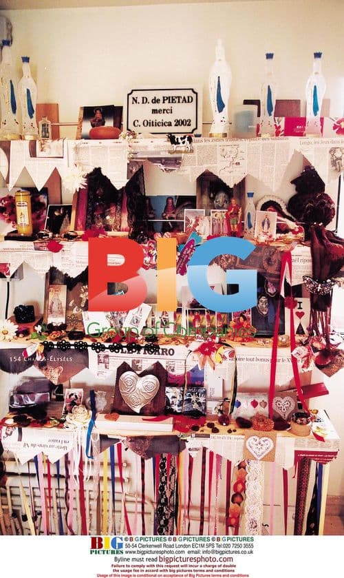 Paulo Coelho and wife at mountain home