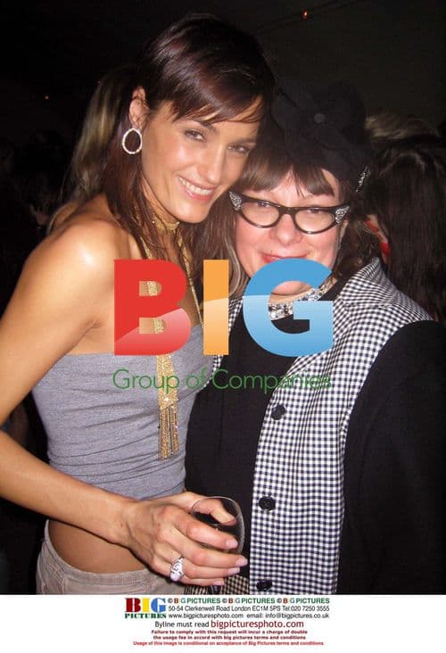 Yasmin Le Bon and Anna Malni at Brit Awards Party