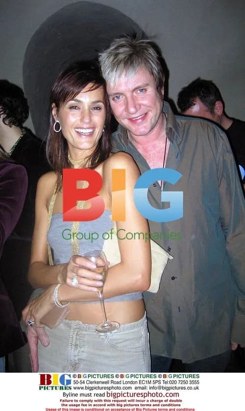 Model Yasmin Le Bon with Simon Le Bon