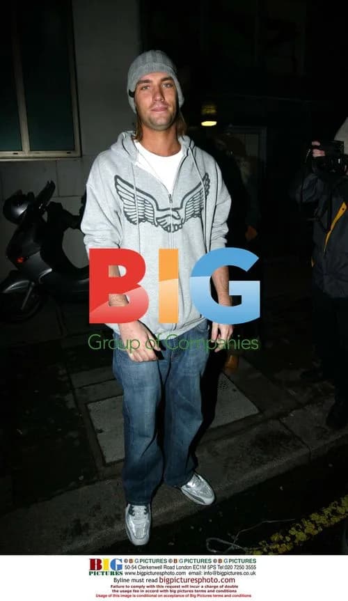 Calum Best at 2004 Brit Awards After Party