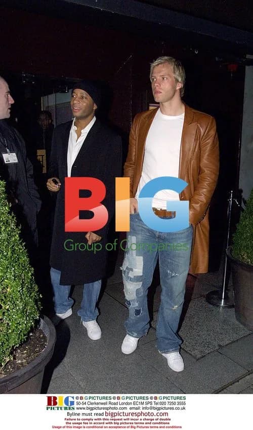 Eidur Gudjohnsen at 2004 Brit Awards afterparty