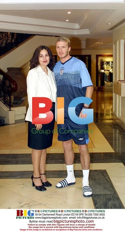 David Beckham Pictured with Fan in Algarve