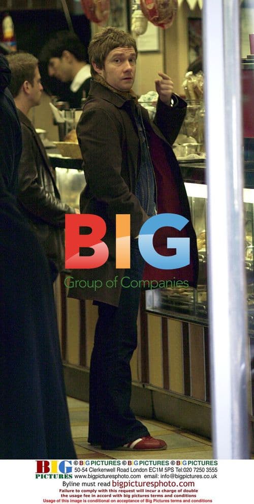 Martin Freeman Out Shopping in London