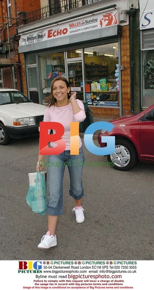 Charlotte Church visits Cardiff newsagent