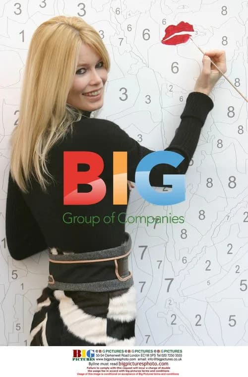 Claudia Schiffer Launches 'Paint by Numbers'