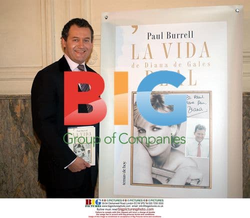 Paul Burrell Presents Diana Book in Madrid