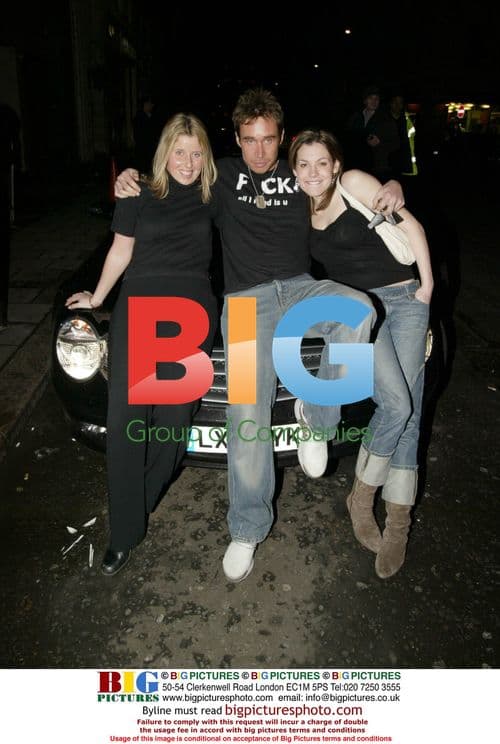 Michael Hammond with Lady Friends in London