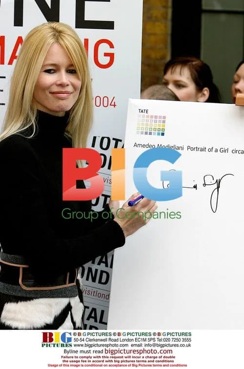 Claudia Schiffer Launches 'Paint by Numbers'