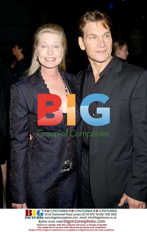 Patrick Swayze and wife Lisa at 'Dirty Dancing Havana Nights' premiere