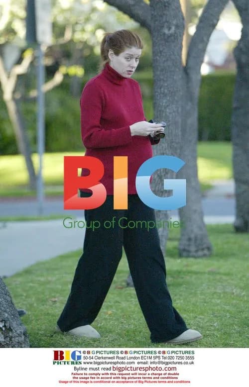 Pregnant Debra Messing in Santa Monica