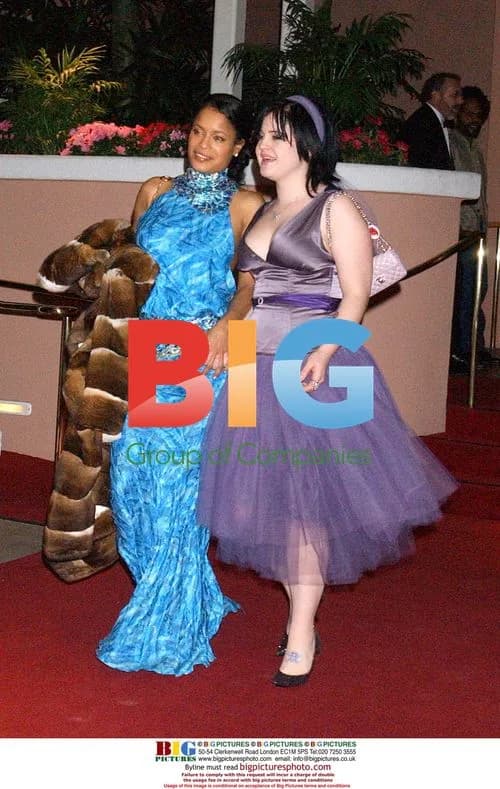 Blue Cantrell and Kelly Osbourne at Clive Davis Pre-Grammy Gala