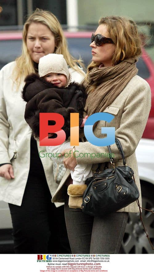 Kate Moss and Daughter Lila in London
