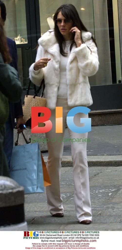 Liz Hurley and Arun Nayar Shopping in Milan