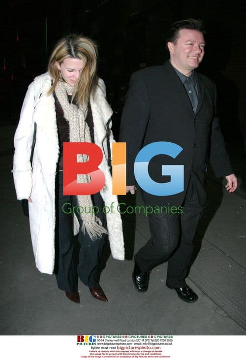 Ricky Gervais Spotted With Partner in London