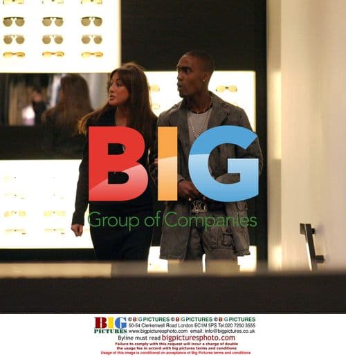 Simon Webbe Out Shopping in London