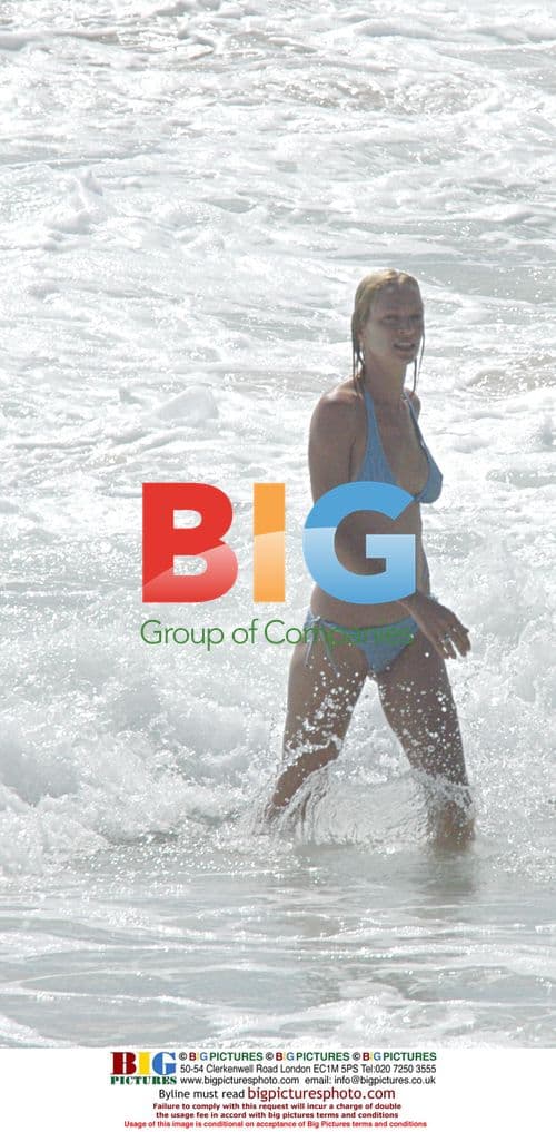 Uma Thurman with boyfriend in St Barts