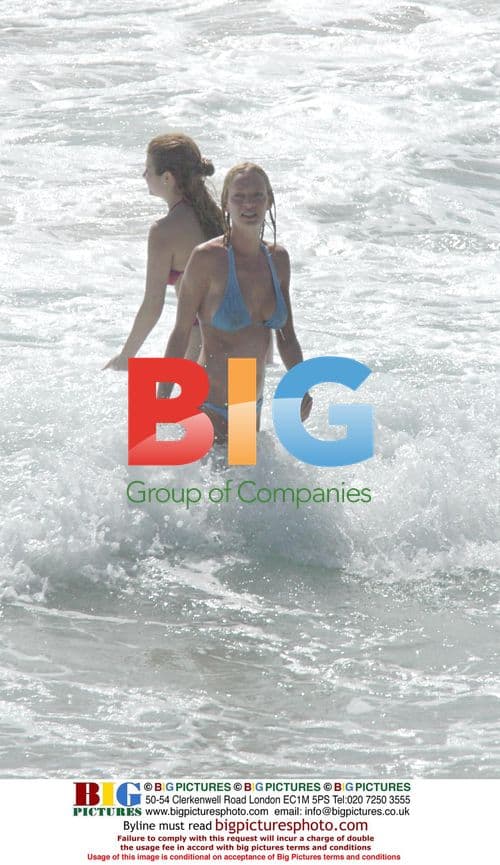 Uma Thurman and Andre Balzas in St Barts