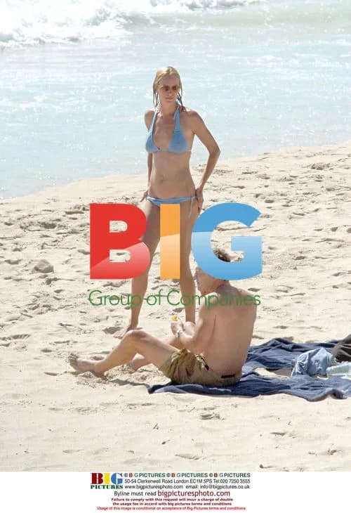 Uma Thurman and Andre Balzas on St Barts