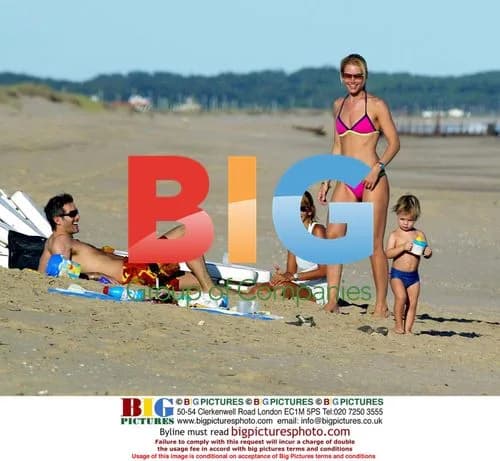 Valeria Mazza with Sons in Uruguay