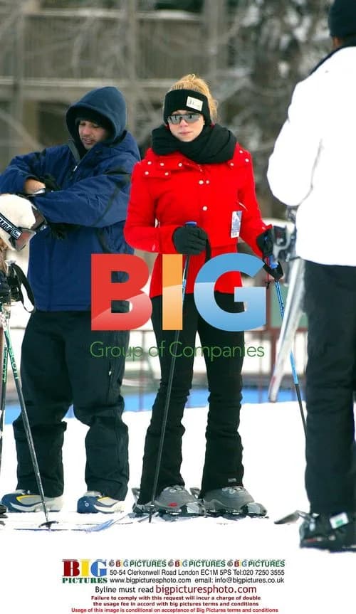 Mariah Carey Skiing in Aspen