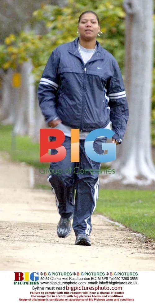 Queen Latifah Jogging