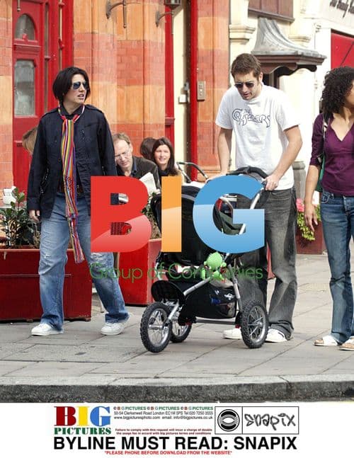 Sharleen Spiteri and Ashley Heath spotted out with baby