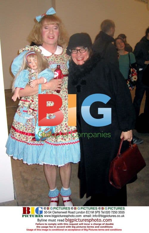 Grayson Perry Attending Gallery Opening