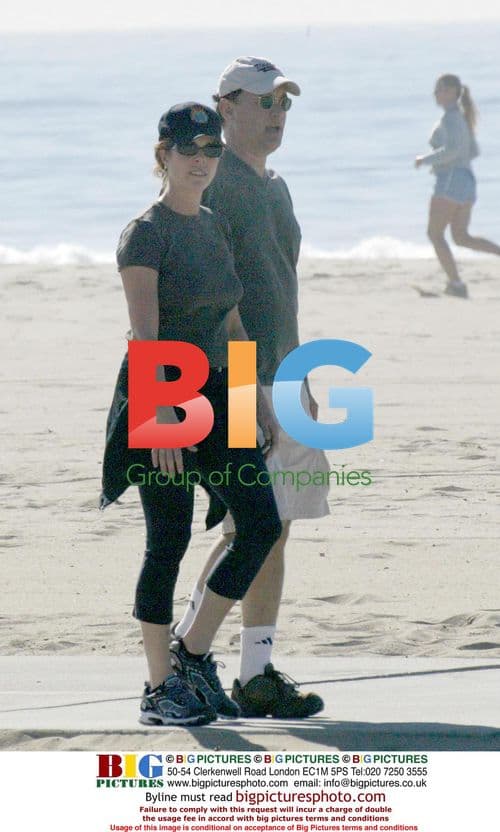 Tom Hanks & Rita Wilson at Santa Monica Beach