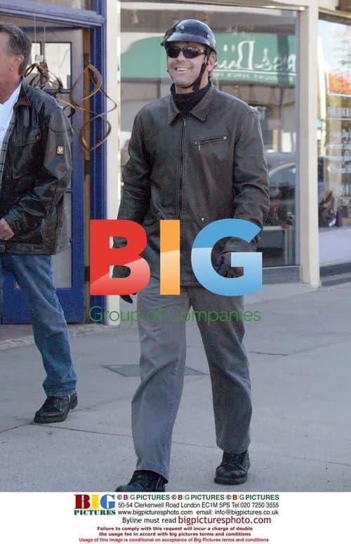 George Clooney Riding Bike