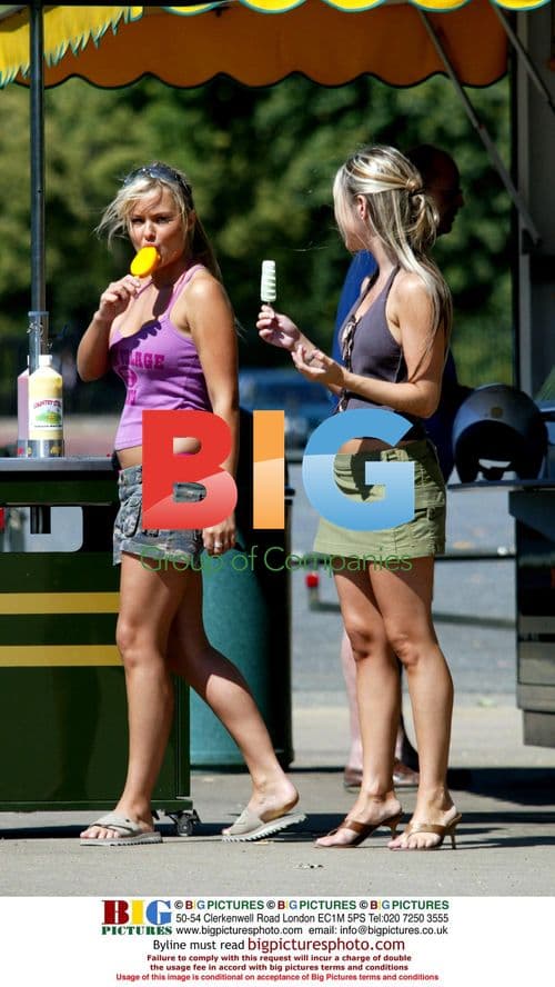 Ebony Gilbert and Adele Silver Buy Ice Cream