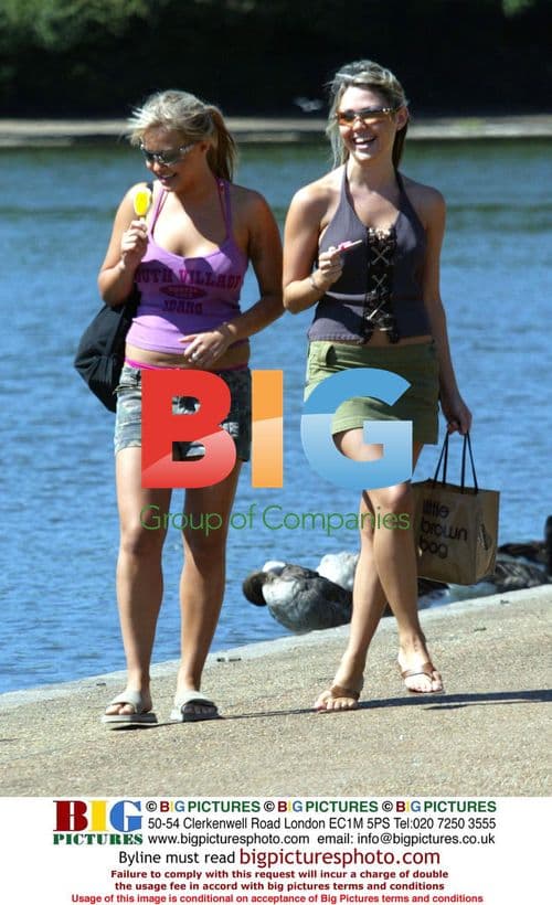 Ebony Gilbert and Adele Silver Enjoy Day in the Sun
