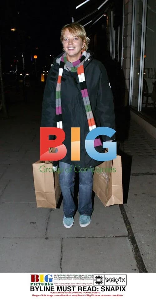 Sara Cox shops for groceries in London