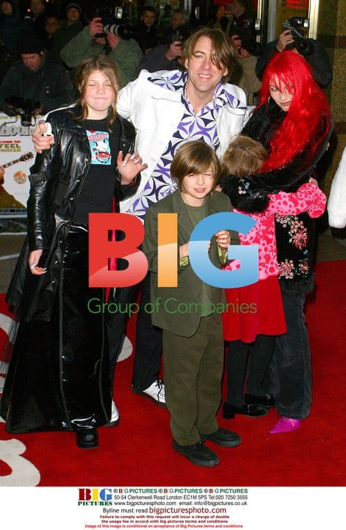 Jonathan Ross family at 'School Of Rock' premiere