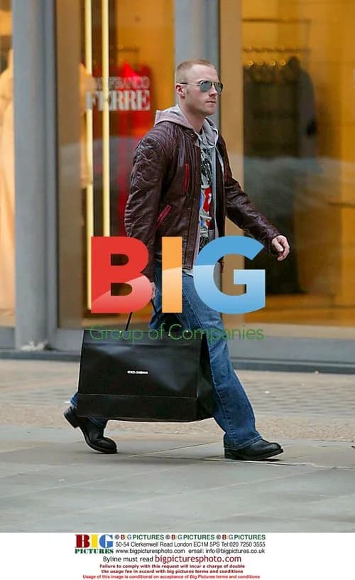 Ronan Keating Shopping in London