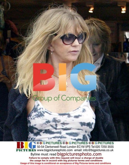 Goldie Hawn Shopping in Malibu