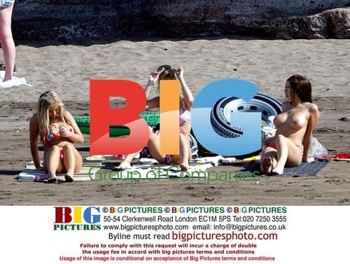 Models Jackie Degg, Coralie and Ebony on Holiday