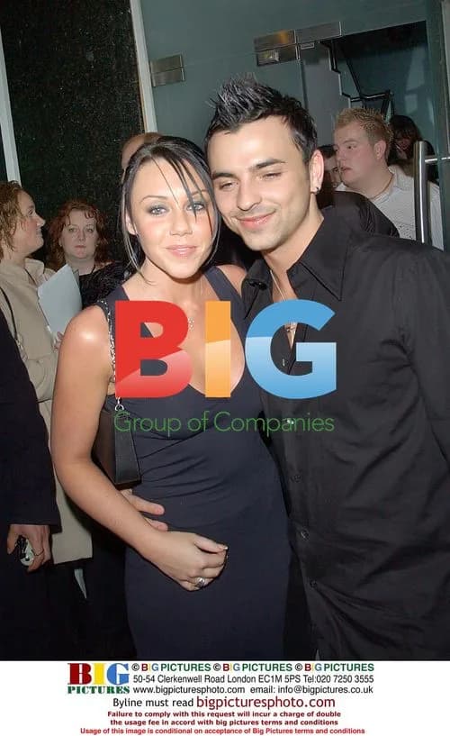 Singer Jason Scott Lee and Liberty X Michelle Heaton at Scary Movie 3 after party