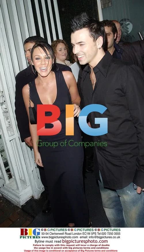 Jason Scott Lee and Michelle Heaton at Scary Movie 3 Party