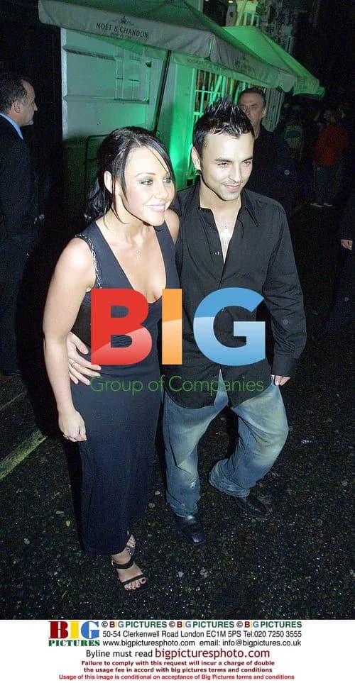 Jason Scott Lee and Michelle Heaton at Scary Movie 3 Party
