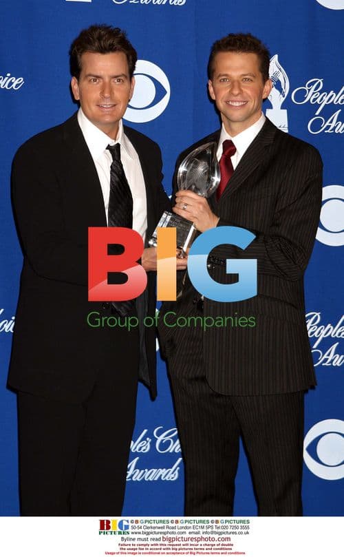 Charlie Sheen and Jon Cryer at People's Choice Awards