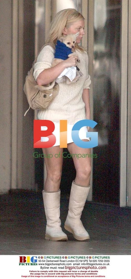 Geri Halliwell Seen at Hollywood Nail Salon