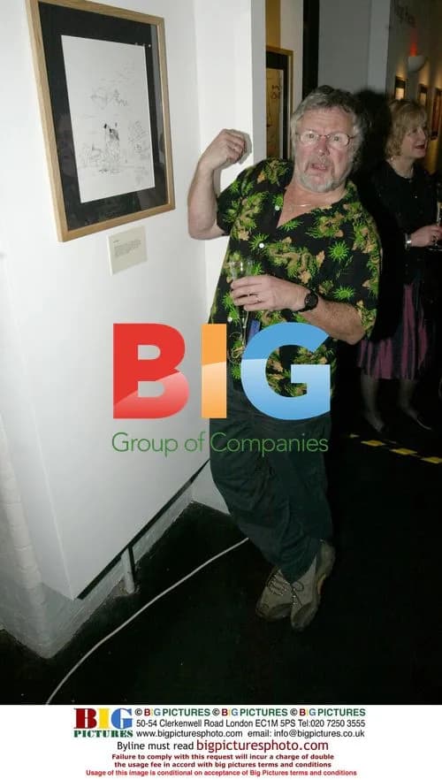 Bill Oddie at Celebrity Self Portrait Exhibition
