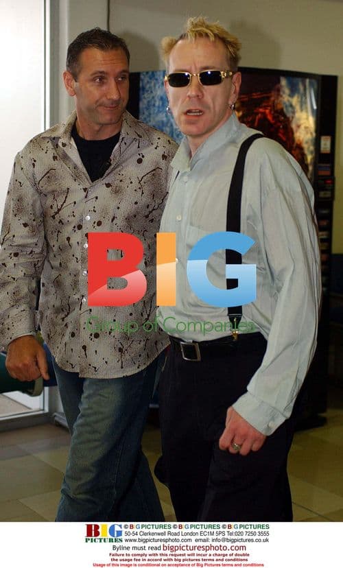 John Lydon at Coolangatta Airport