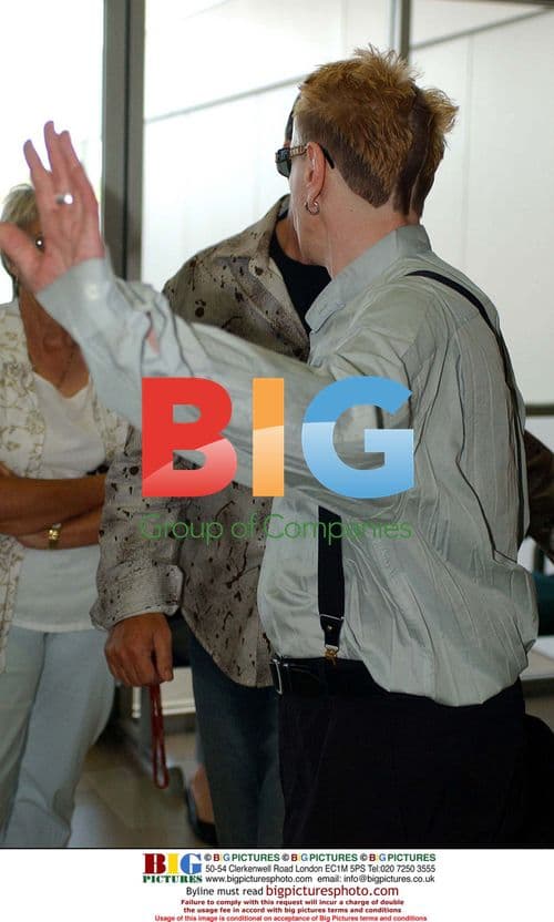 John Lydon at Coolangatta Airport