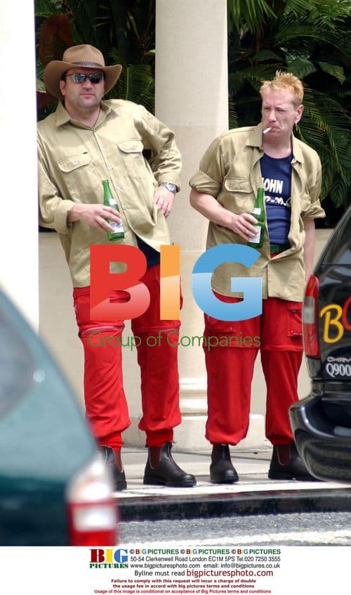 Razor Ruddock and John Lydon at Currumbin Bird Sanctuary