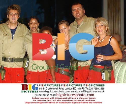 Mike Read, Diane Modahl, Jordan and Harvey at Palazzo Versace