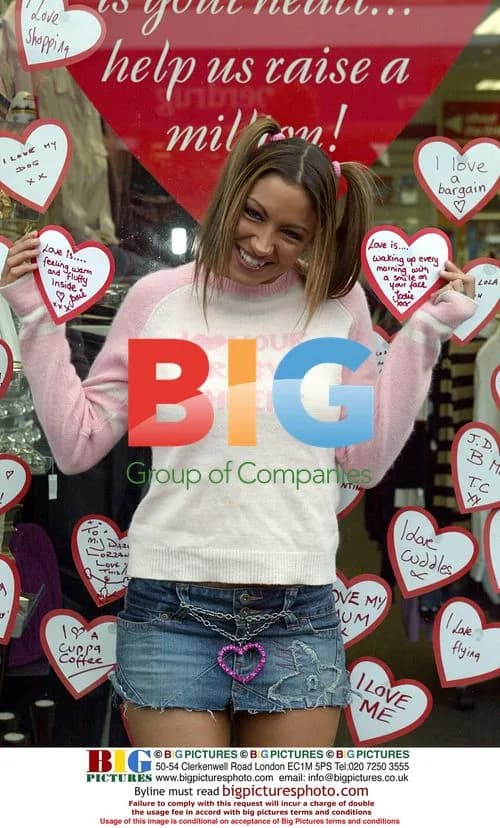 Jodie Marsh at Valentine Campaign