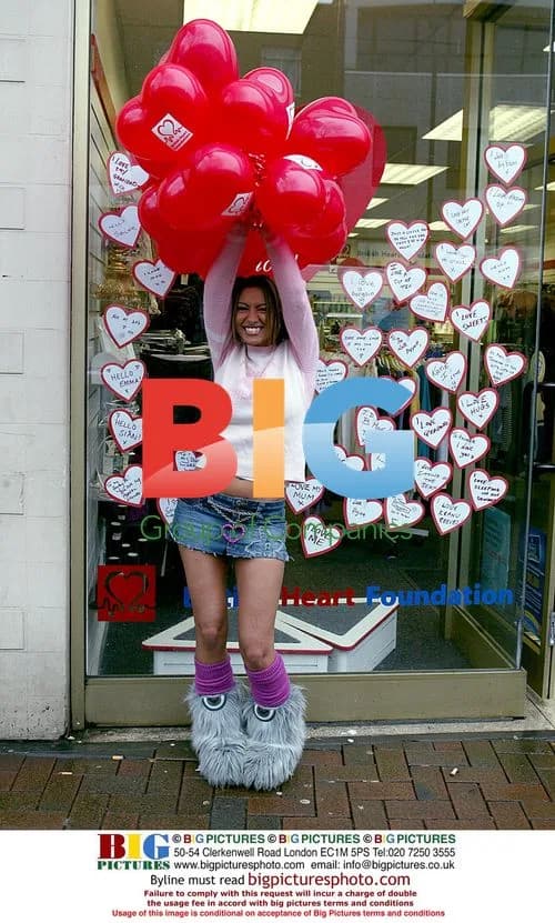 Jodie Marsh at British Heart Foundation event