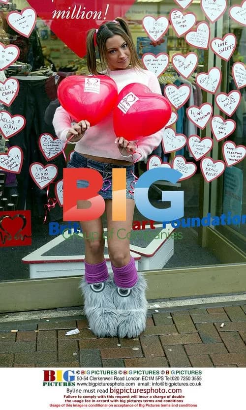 Jodie Marsh at British Heart Foundation Event