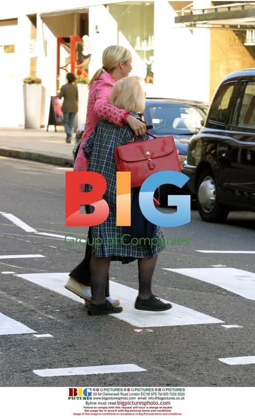 TV Star Tanya Bryer Filming in London
